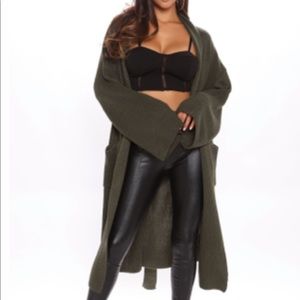Olive Cardigan